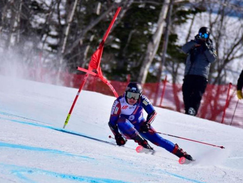 Третье место этапа Кубка России занял калужский горнолыжник