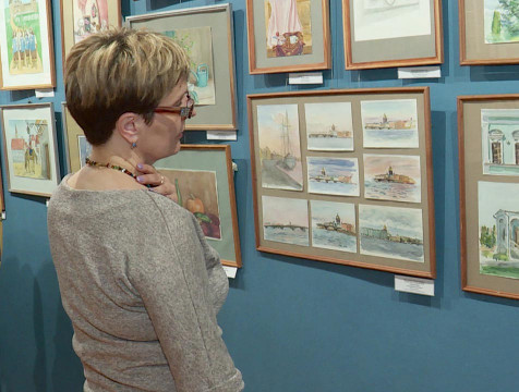 Выставка картин козельских художников и их учеников открылась в Калуге