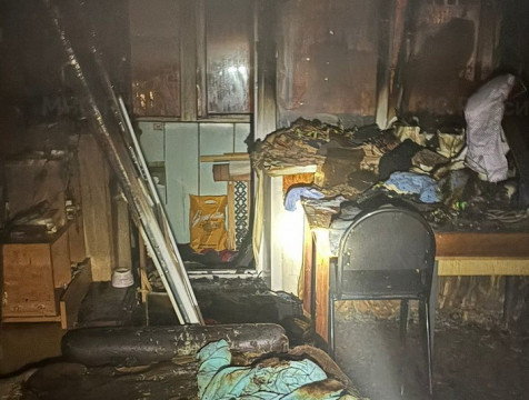 Несколько человек пострадали при пожаре на Билибина в Калуге