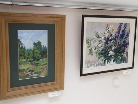 Выставка картин курских художников Шкалиных открылась в Людинове
