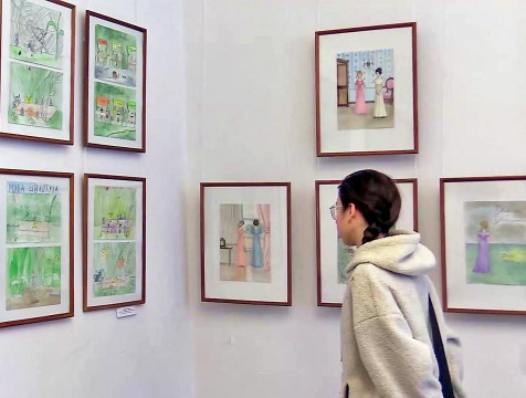 Отчетная выставка студии Иллариона открылась в Козельске
