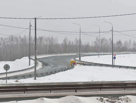 Новую развязку открыли на трассе М-3 в Малоярославецком районе