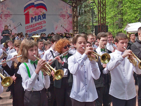 VIII фестиваль духовых оркестров провели в Калуге